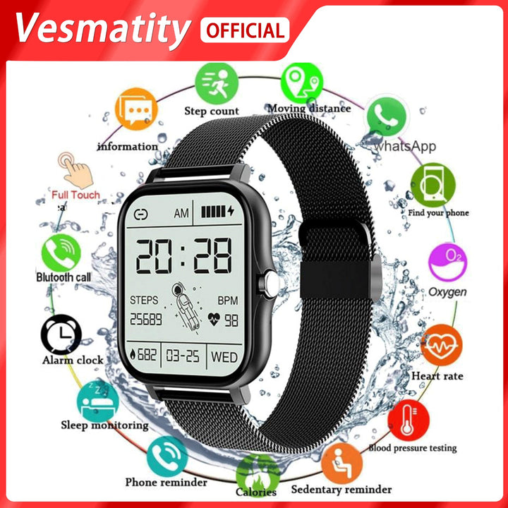 Full Touch Bluetooth Fitness Smart Watch Waterproof