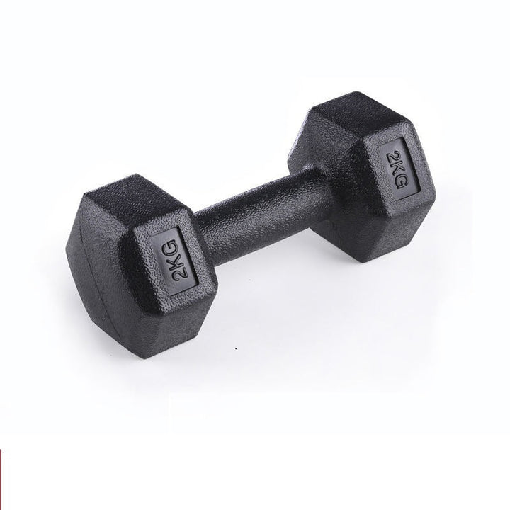 Rubberized Dumbbells for Arm Muscle and Fitness Training