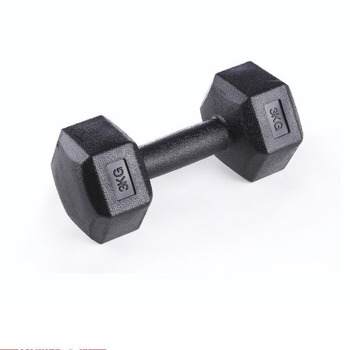 Rubberized Dumbbells for Arm Muscle and Fitness Training