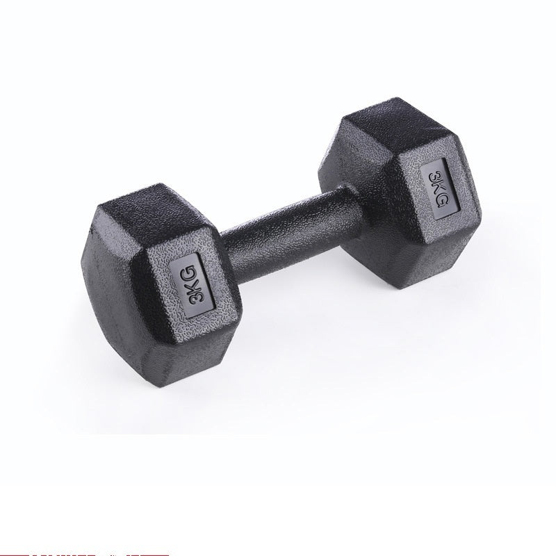 Rubberized Dumbbells for Arm Muscle and Fitness Training