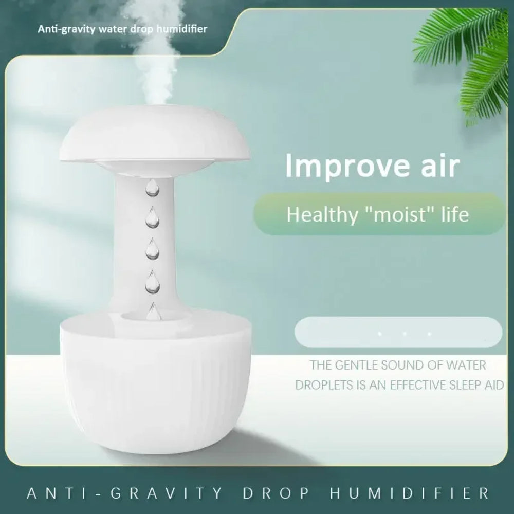 600ml Water Drop Ultrasonic Aromatherapy Humidifier Diffuser