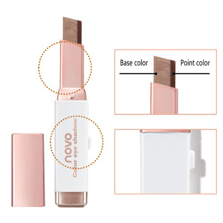 Double Color Shimmer Eyeshadow Stick Makeup Pen