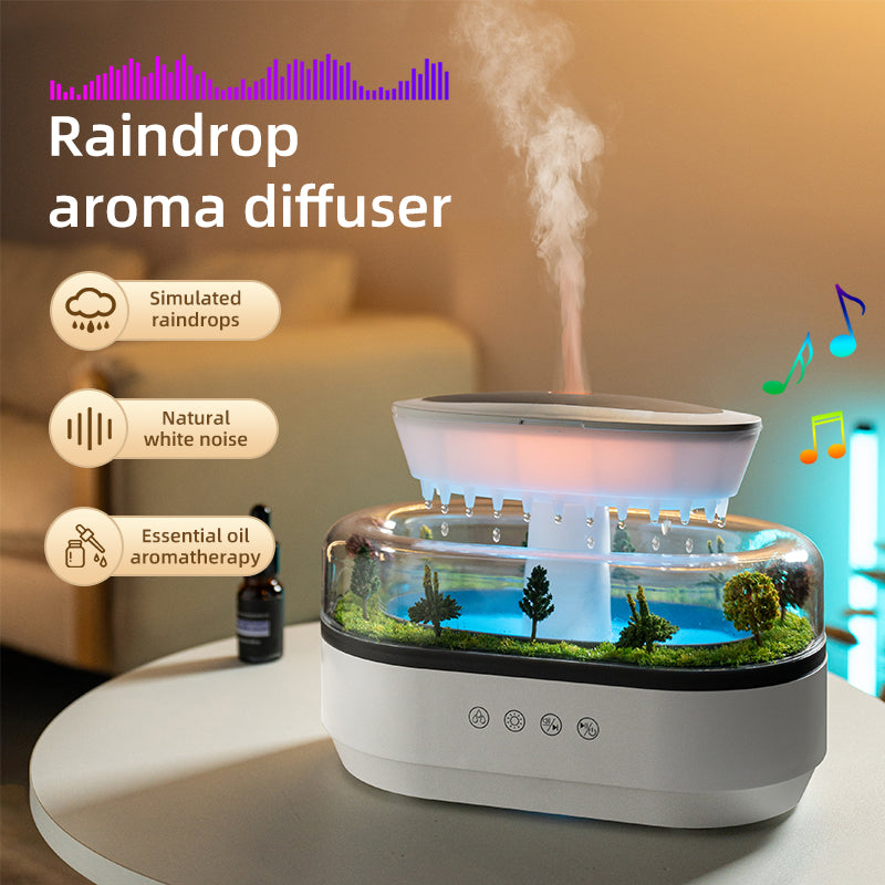 Smart Cool Mist Raindrop Aroma Air Humidifier Diffuser