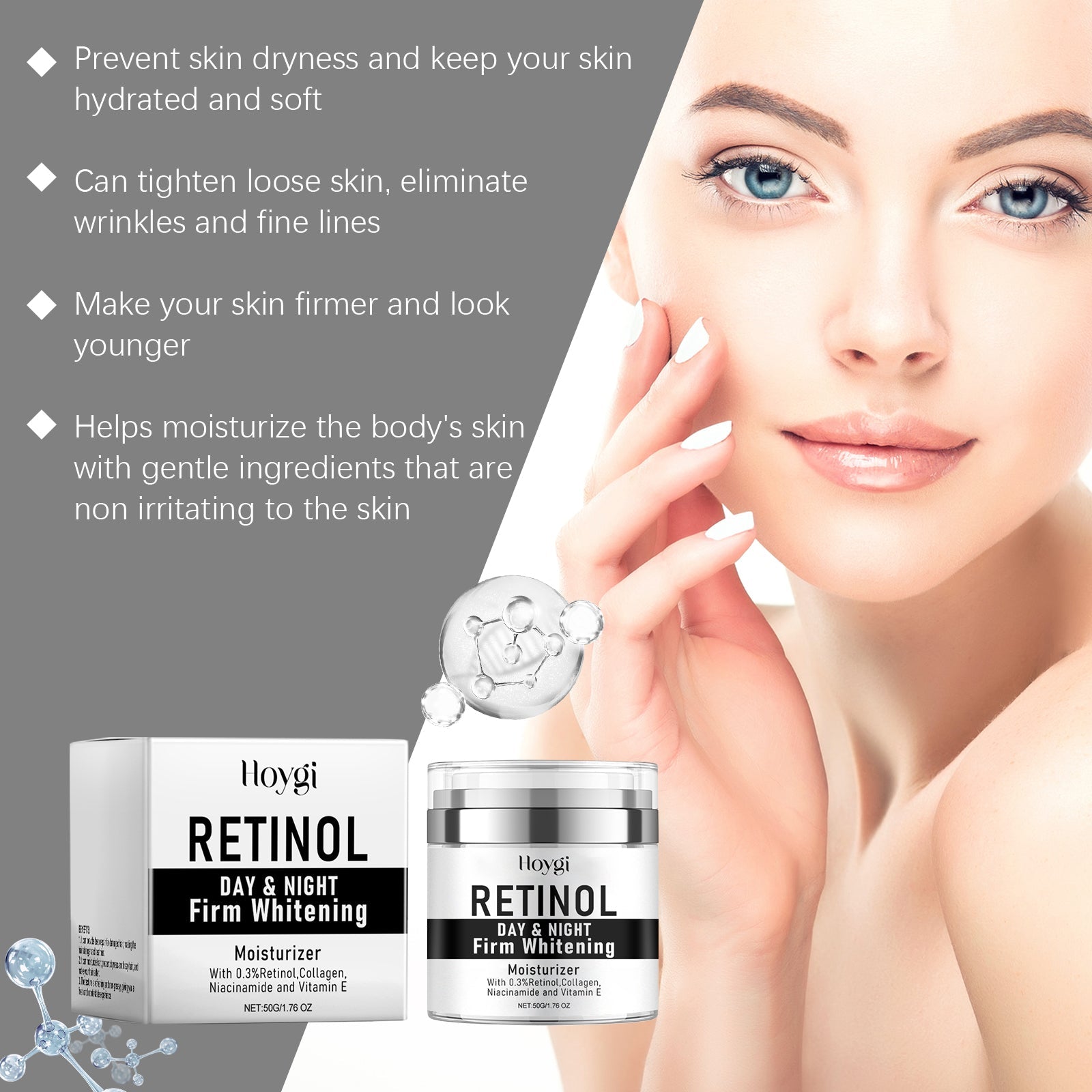 Pure Facial Moisturizer Nourishing Daily Care Cream