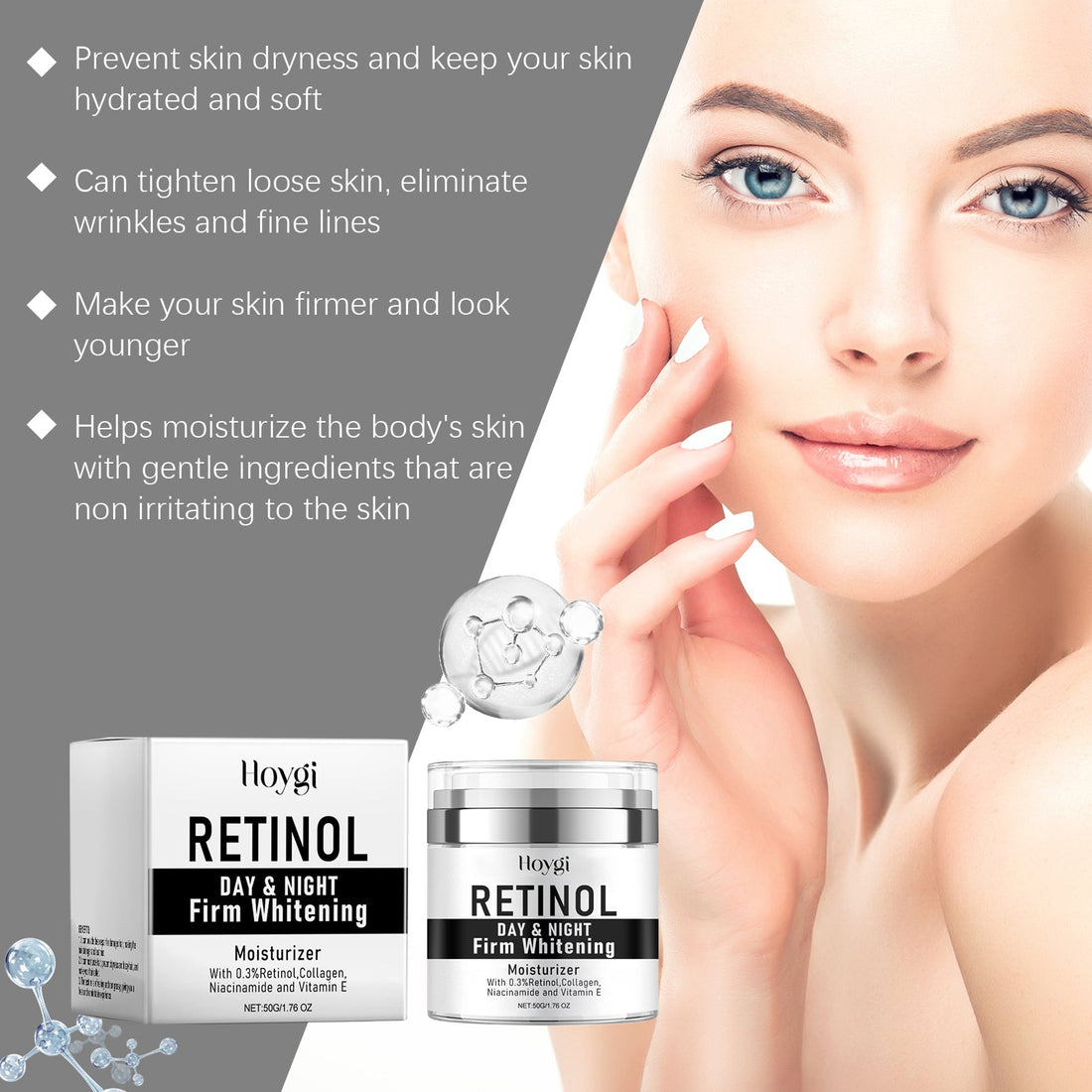 Pure Facial Moisturizer Nourishing Daily Care Cream