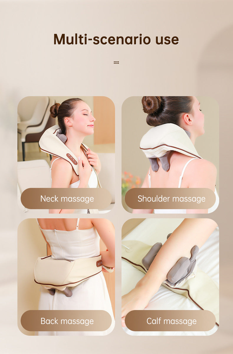 USB-C Heated Shiatsu Neck and Shoulder Massager