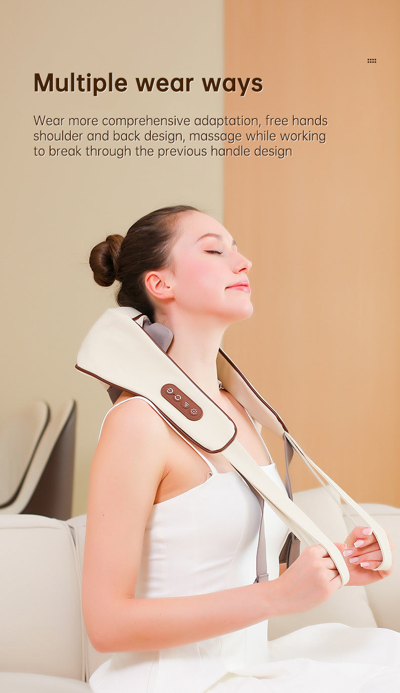 USB-C Heated Shiatsu Neck and Shoulder Massager