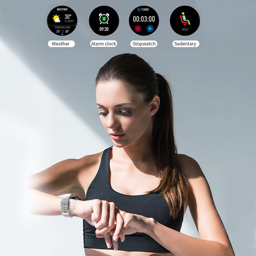 V23 Waterproof Full Touch Smart Fitness Watch