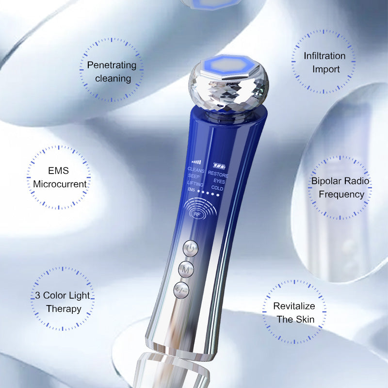 Portable Microcurrent Facial Lifting and Skin Tightening Device
