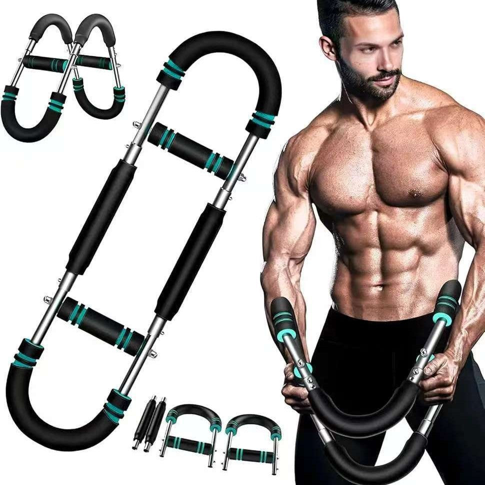 Adjustable Arm Strength Trainer U-Shaped Chest Fitness Equipment