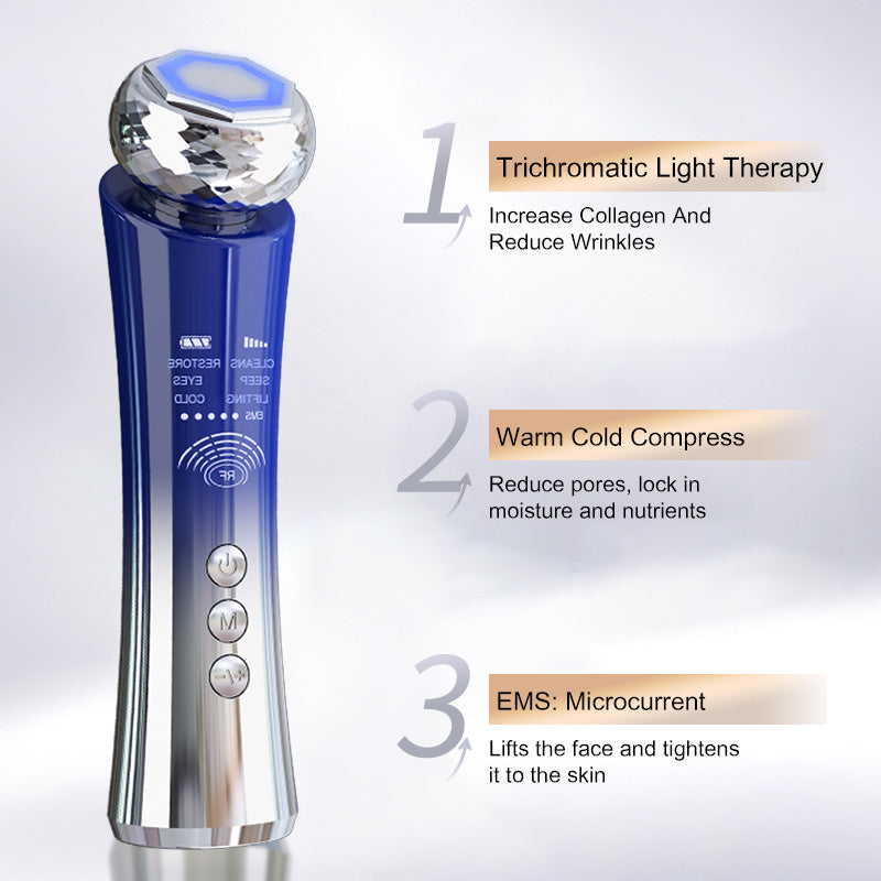 Portable Microcurrent Facial Lifting and Skin Tightening Device