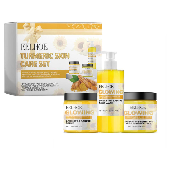 Turmeric Hydrating Skin Care Cleansing and Moisturizing Set