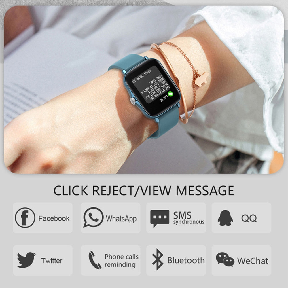 P8 Plus Full Touch Waterproof Fitness Smart Watch