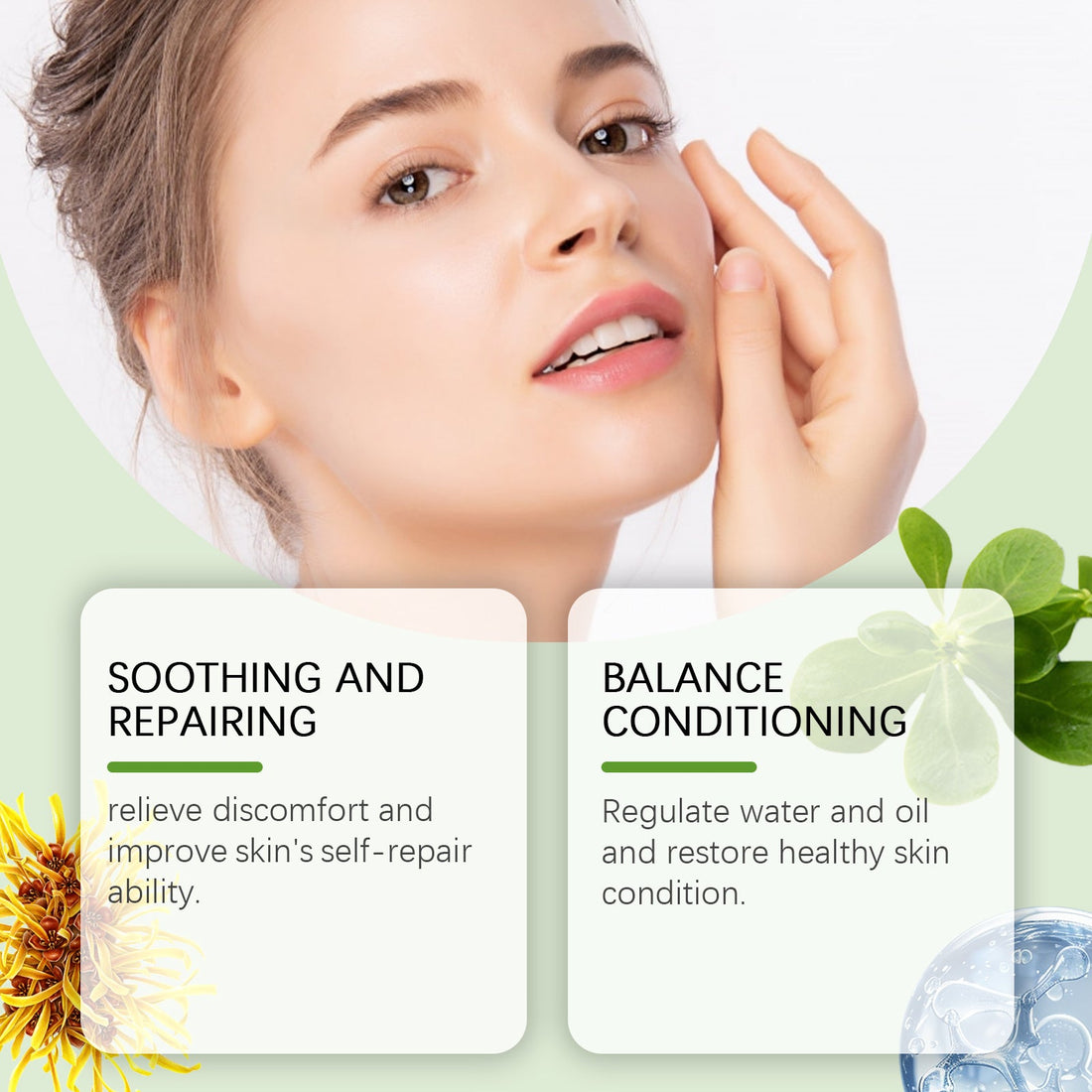 Purslane Soothing Repair Hydrating Facial Serum