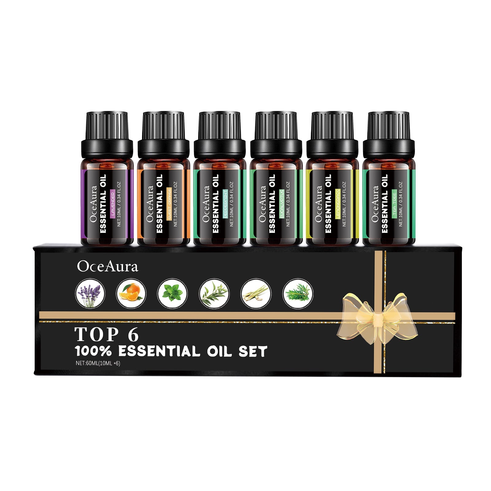 Hydrating Essential Oil Set for Relaxation and Skin Care