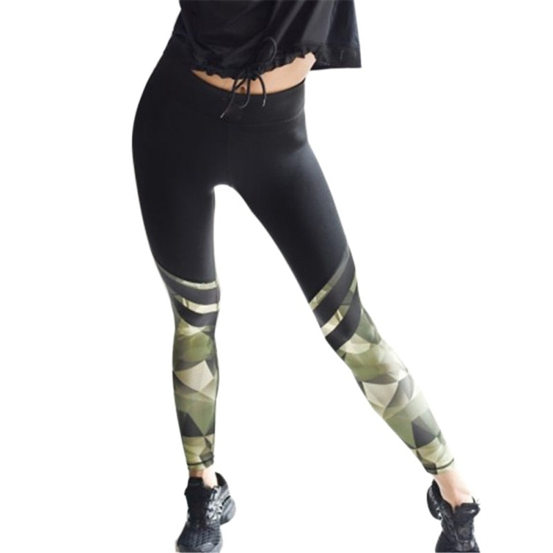 Women’s Harajuku Camouflage Push Up Fitness Leggings
