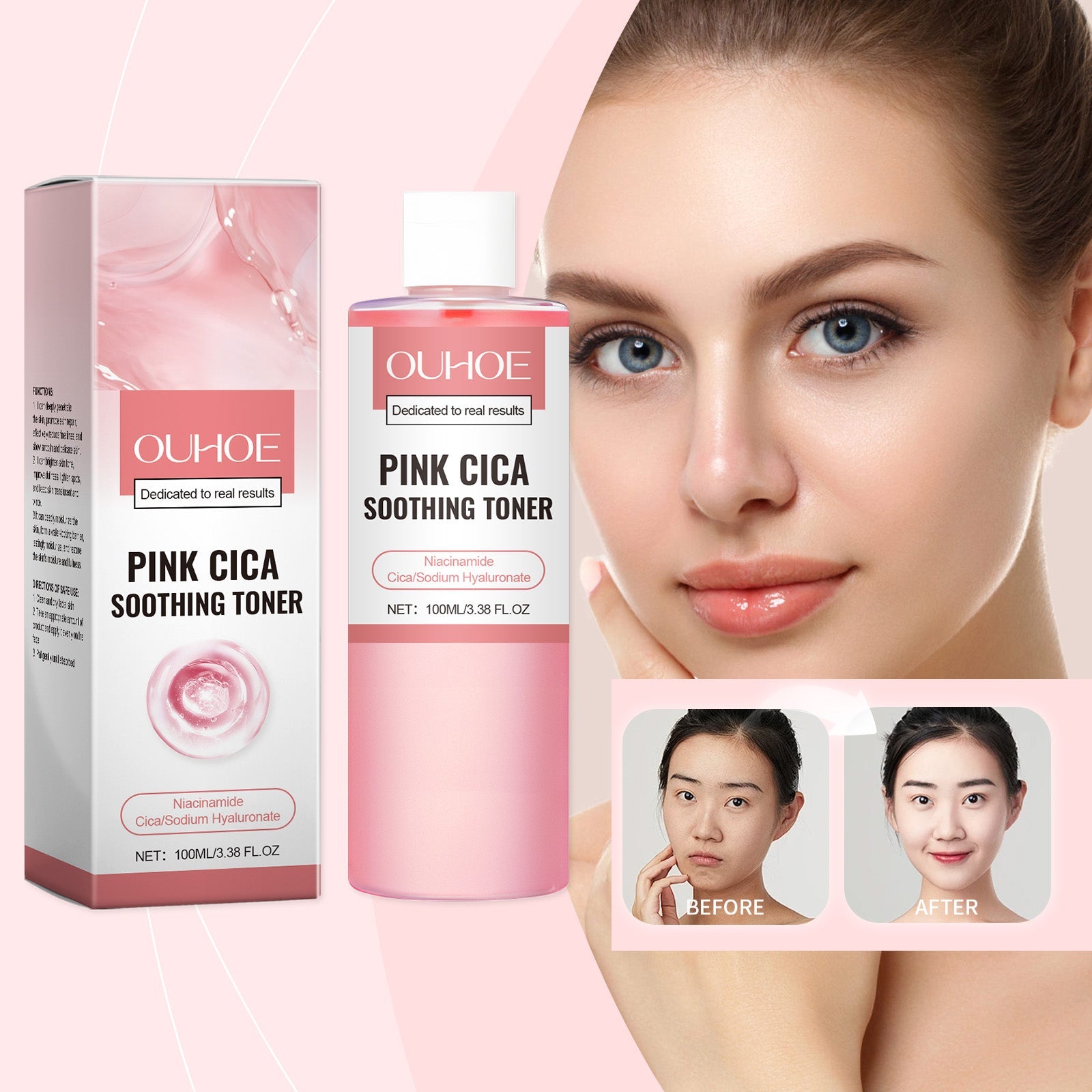 Hydrating Repair Toner Firming Face Essence Water