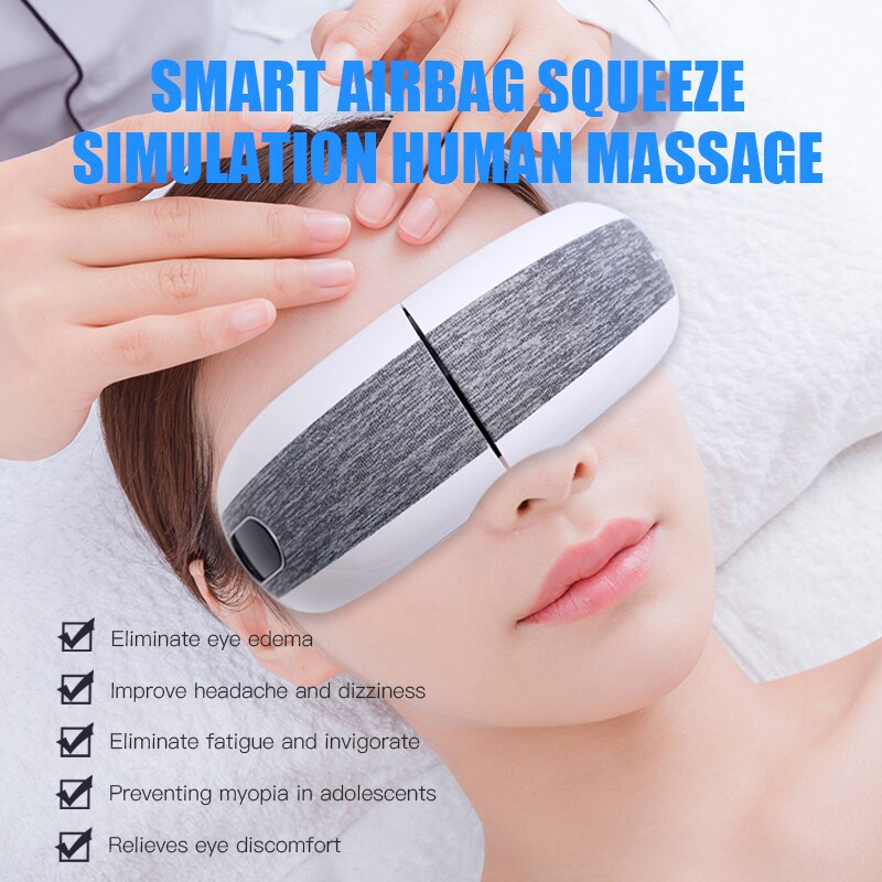 Bluetooth Heated Eye Massager Anti-Fatigue Care Device