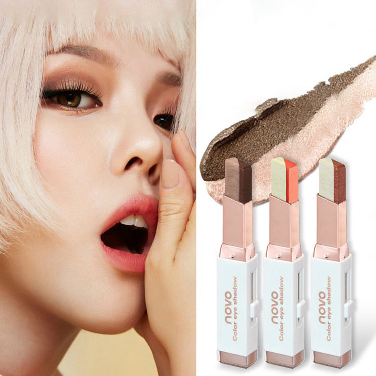 Double Color Shimmer Eyeshadow Stick Makeup Pen
