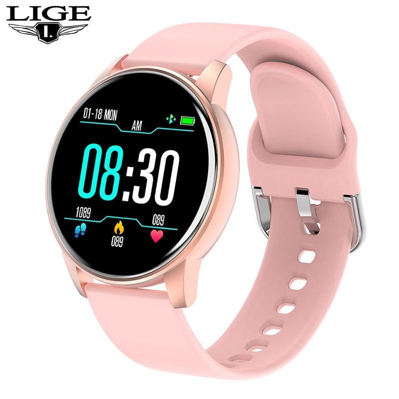 Women’s Weather Forecast Fitness Smart Watch for Android & iOS