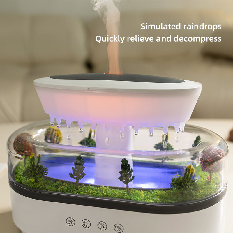 Smart Cool Mist Raindrop Aroma Air Humidifier Diffuser