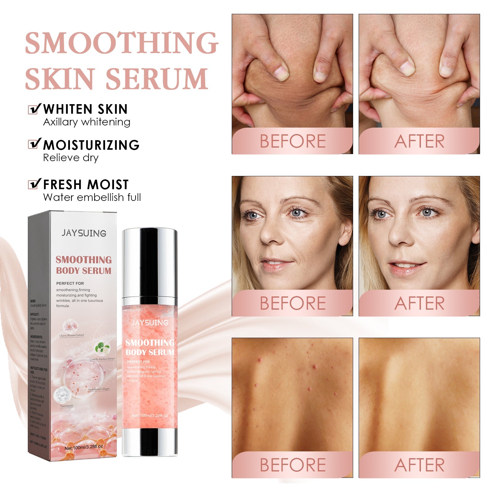 Smoothing Body Serum for Hydrated and Repaired Skin
