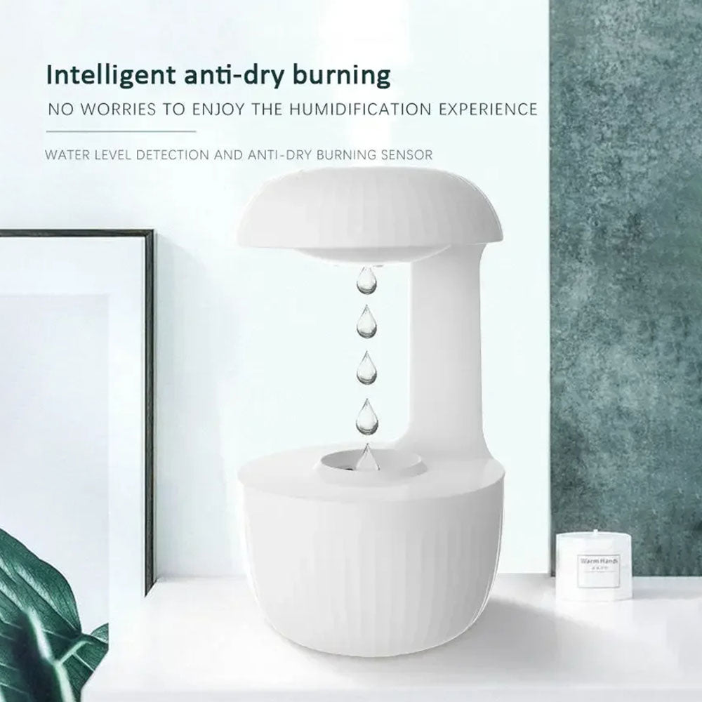 600ml Water Drop Ultrasonic Aromatherapy Humidifier Diffuser
