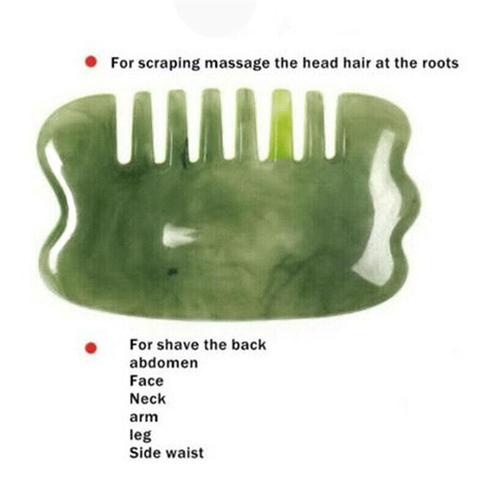 Natural Jade Face Roller and Gua Sha Massage Tool