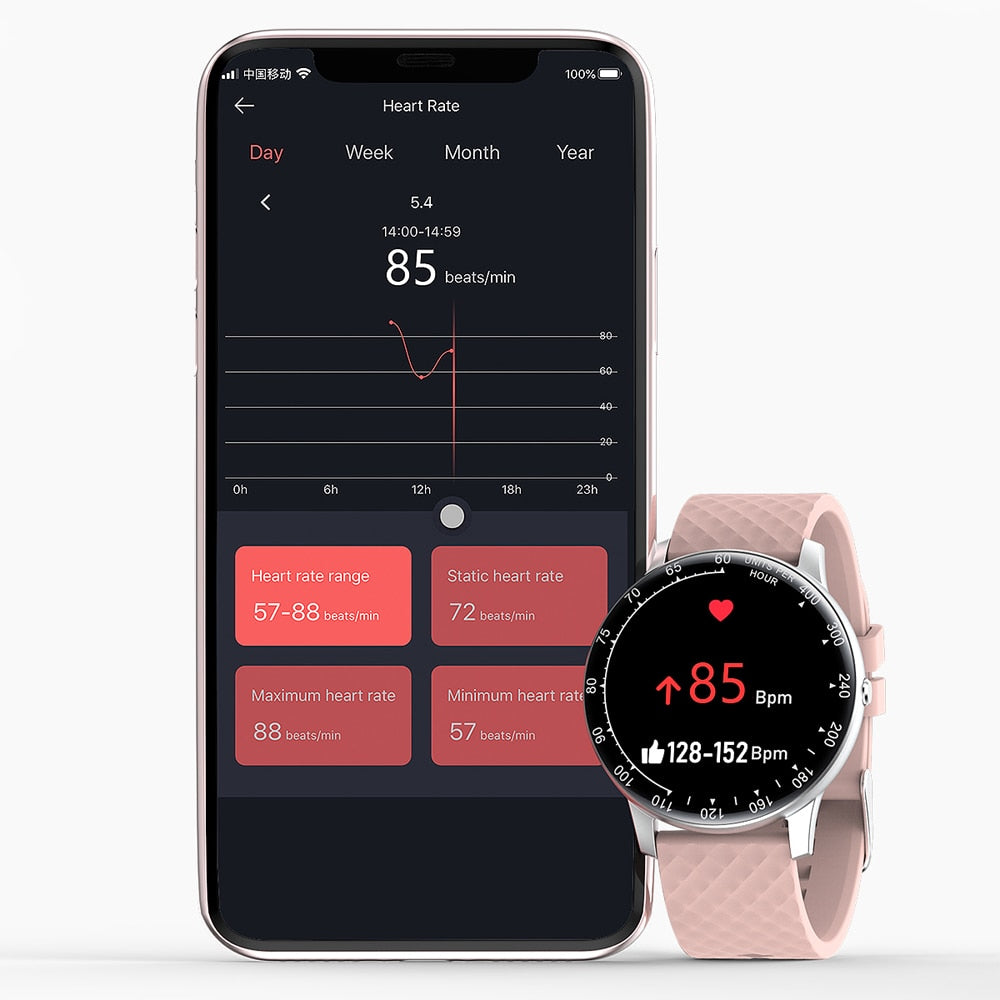 Fitness Smart Watch Heart Rate Blood Pressure Tracker