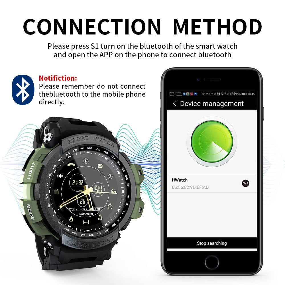 Waterproof Bluetooth Sports Smart Watch