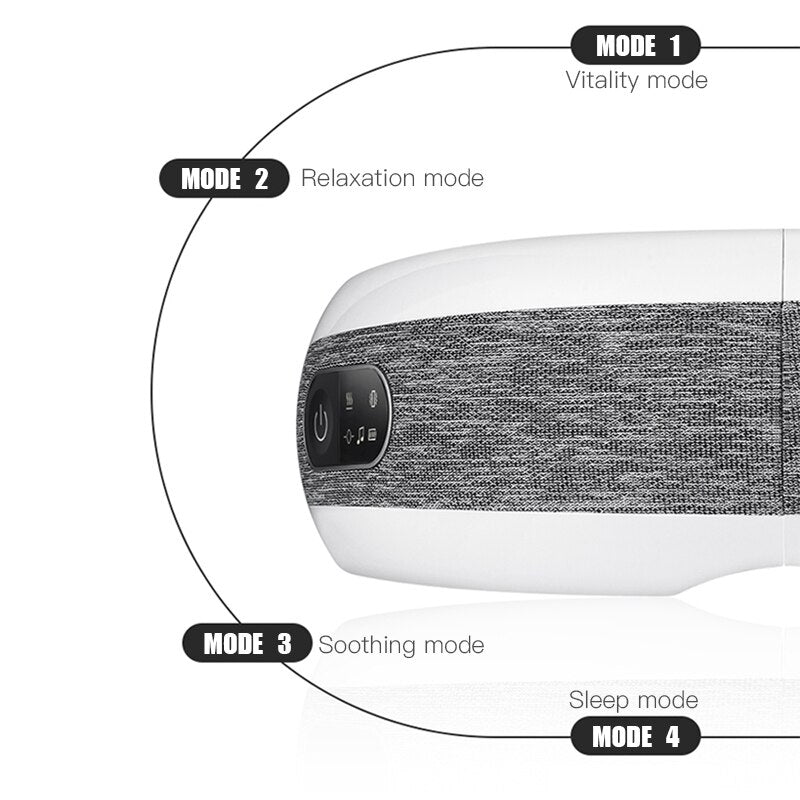 Bluetooth Heated Eye Massager Anti-Fatigue Care Device