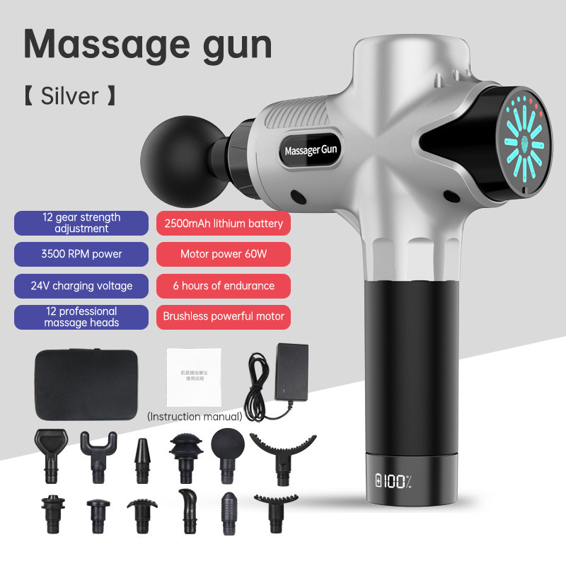 Mini LCD Deep Tissue Muscle Massage Gun Device