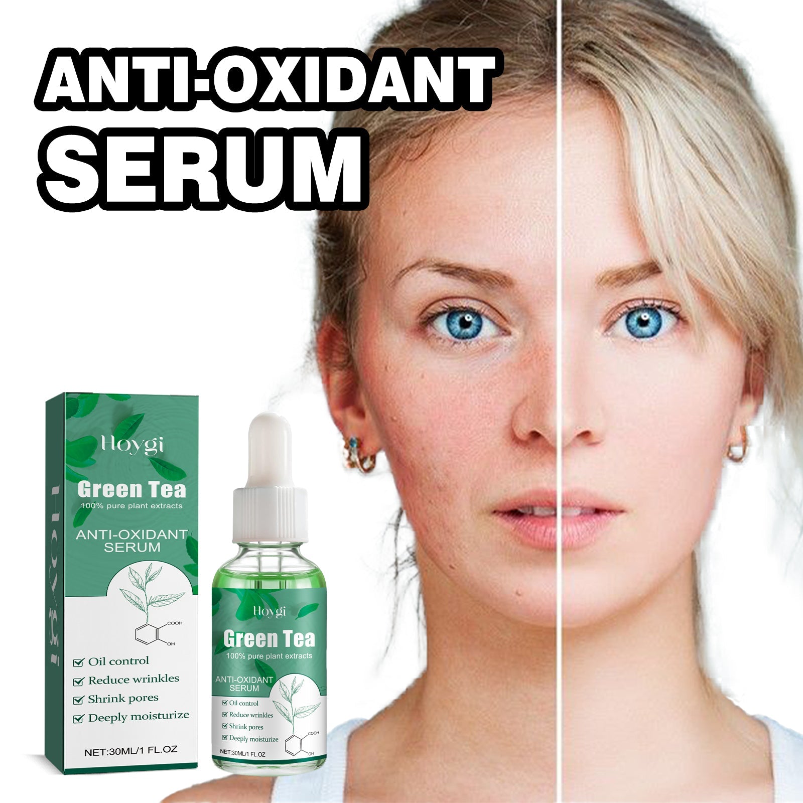 Green Tea Moisturizing Toner for Clear and Fresh Skin