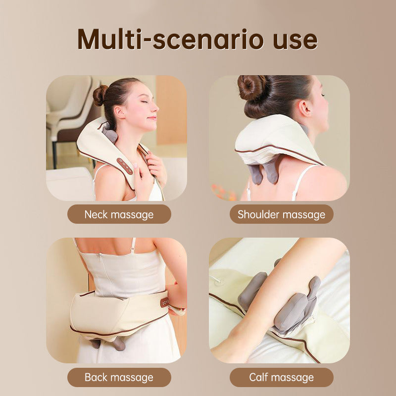 USB-C Heated Shiatsu Neck and Shoulder Massager