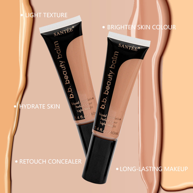Long-Lasting Moisturizing Powder Concealer Foundation Makeup
