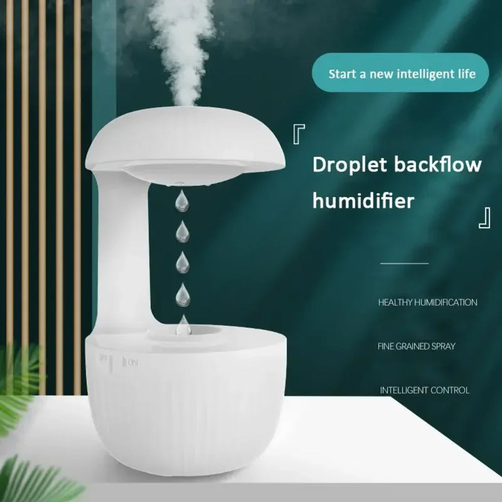 600ml Water Drop Ultrasonic Aromatherapy Humidifier Diffuser