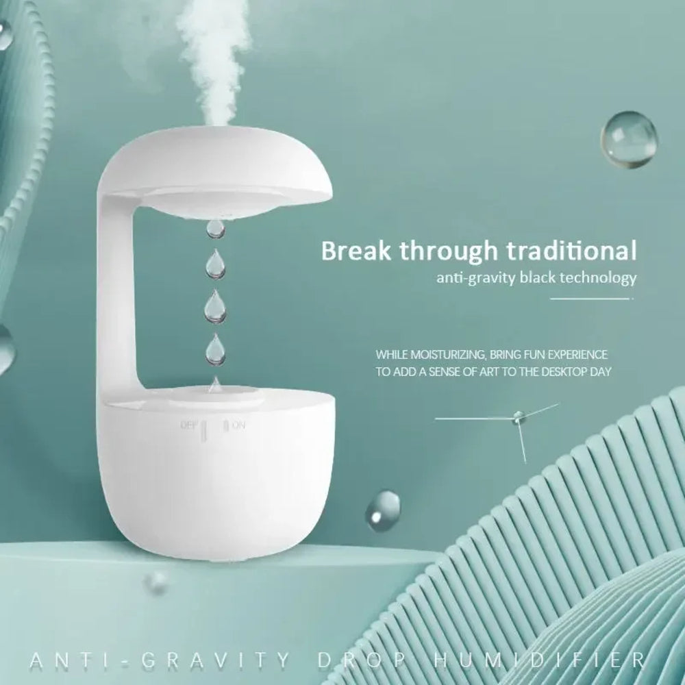 600ml Water Drop Ultrasonic Aromatherapy Humidifier Diffuser