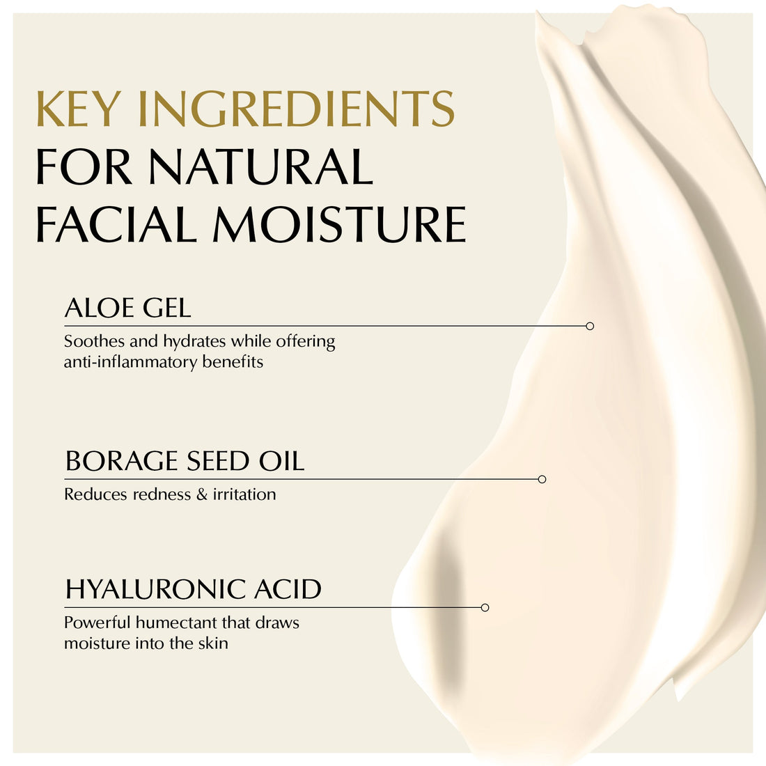 Lightweight Face Moisturizer for Sensitive & Dry Skin – Calming & Hydrating