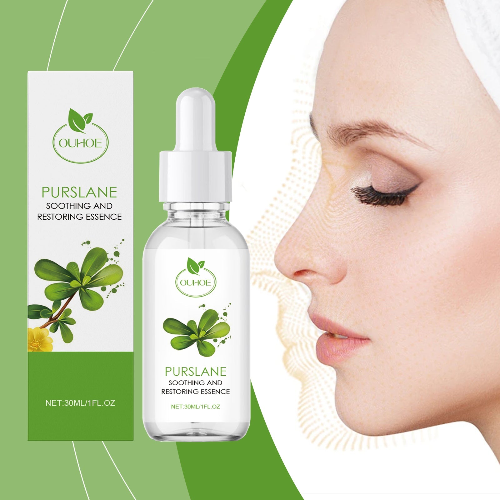 Purslane Soothing Repair Hydrating Facial Serum