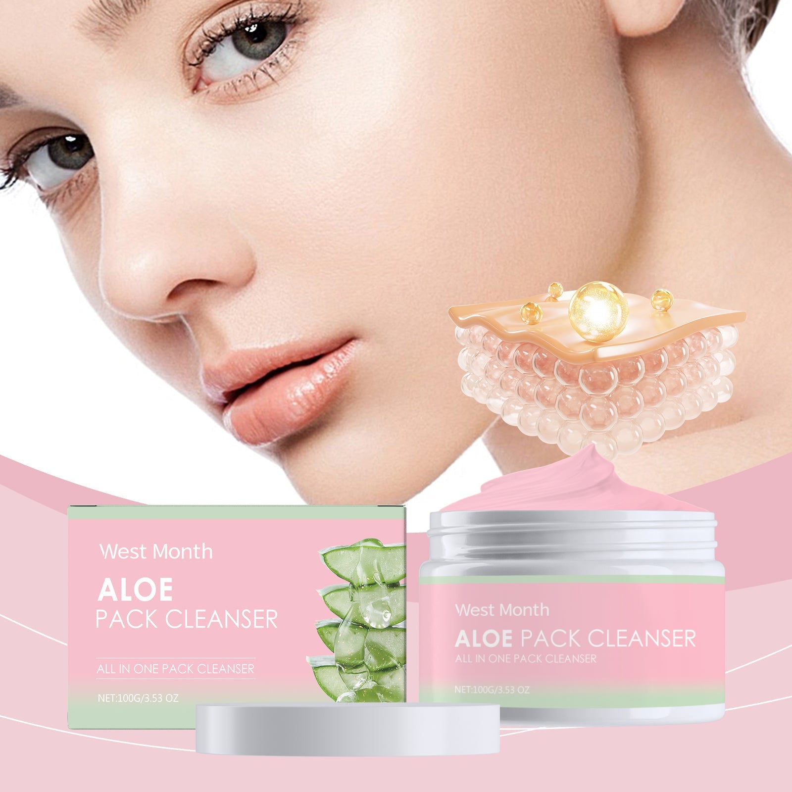 Aloe Soothing Facial Cleanser for Smooth and Clear Skin