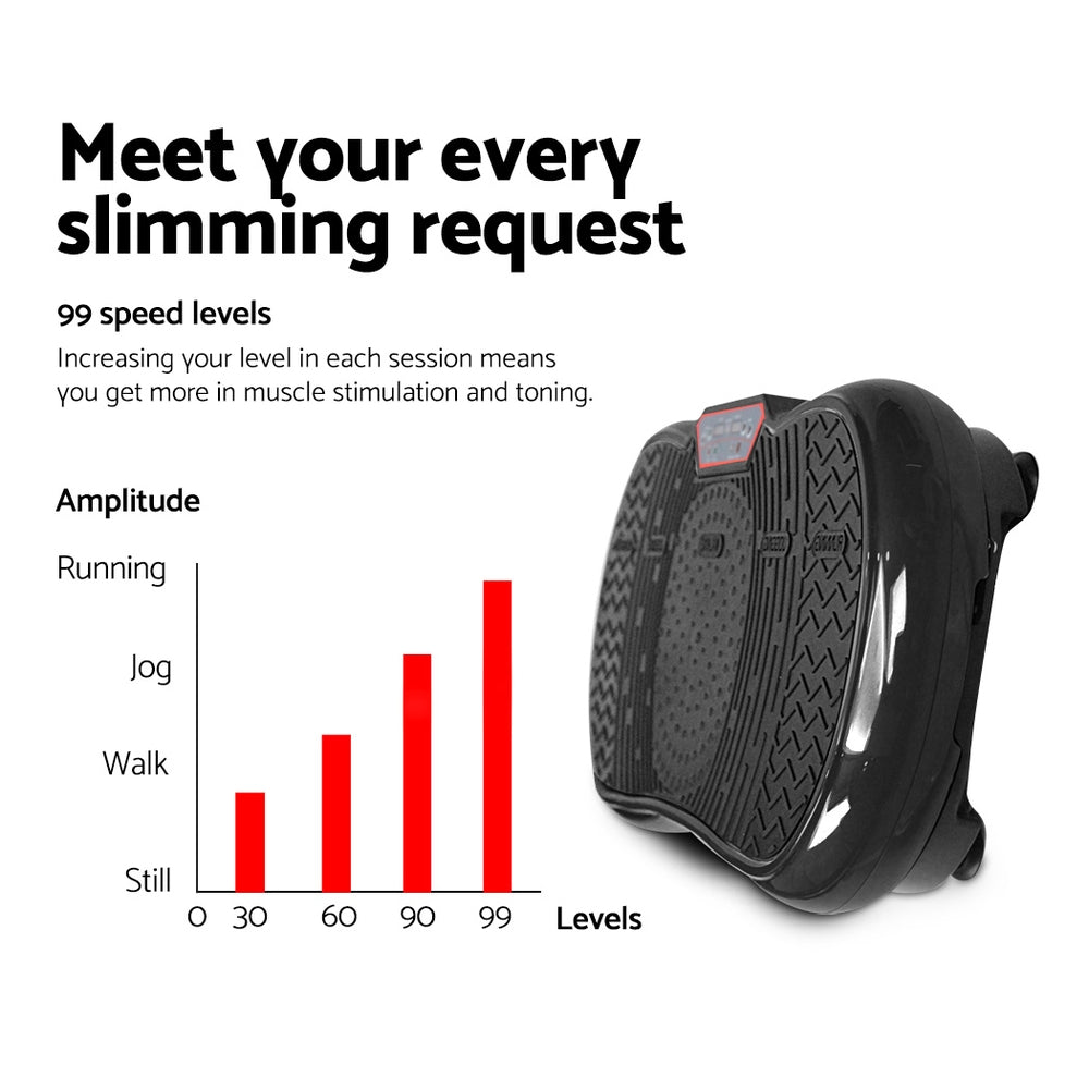 NNEDSZ Vibration Machine Plate Platform Body Shaper Home Gym Fitness Black
