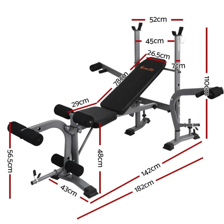 Multi Station Weight Bench Press Fitness Weights Equipment