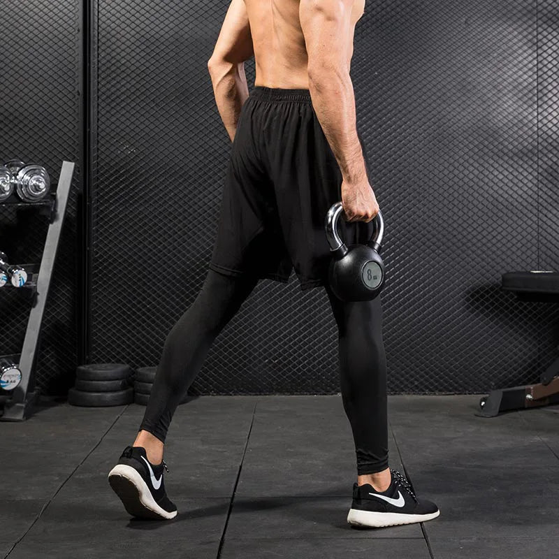 Men’s Compression Fitness Training Sports Tights