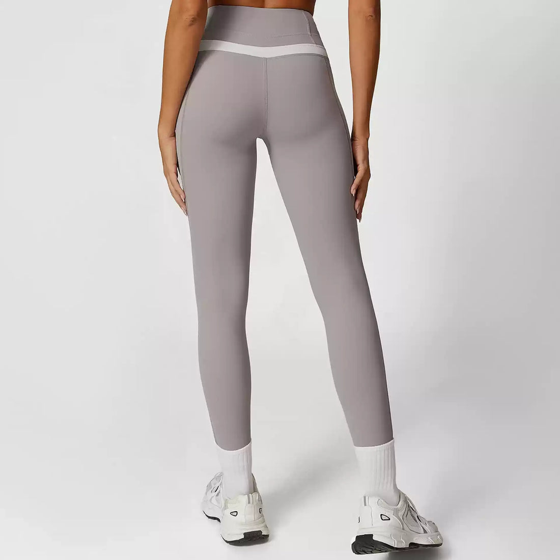 Contour Flex Two-Tone High Waist Fitness Leggings