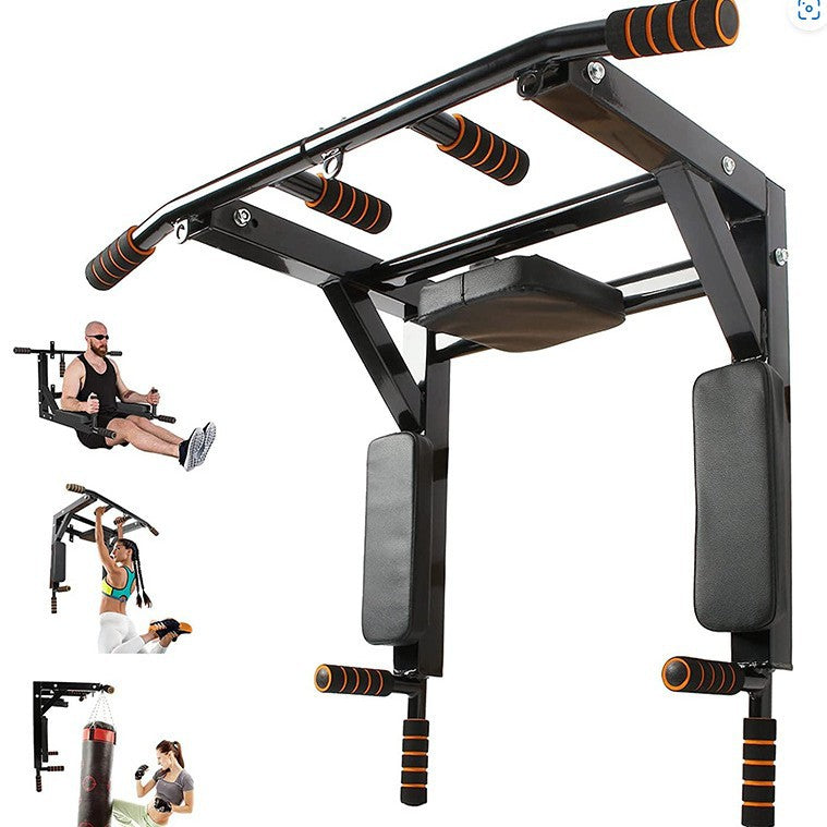 Wall-Mounted Sandbag Rack Pull-Up Parallel Fitness Equipment
