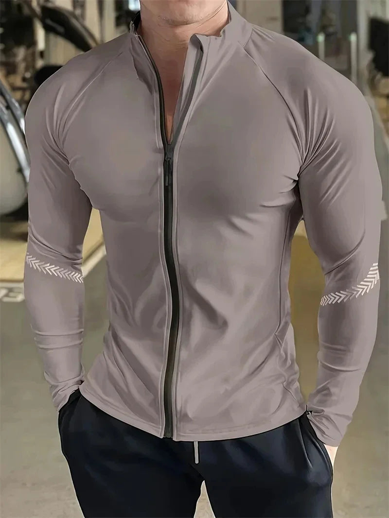 Men’s Quick Dry Compression Sports Fitness Jacket