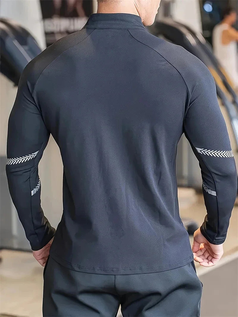 Men’s Quick Dry Compression Sports Fitness Jacket