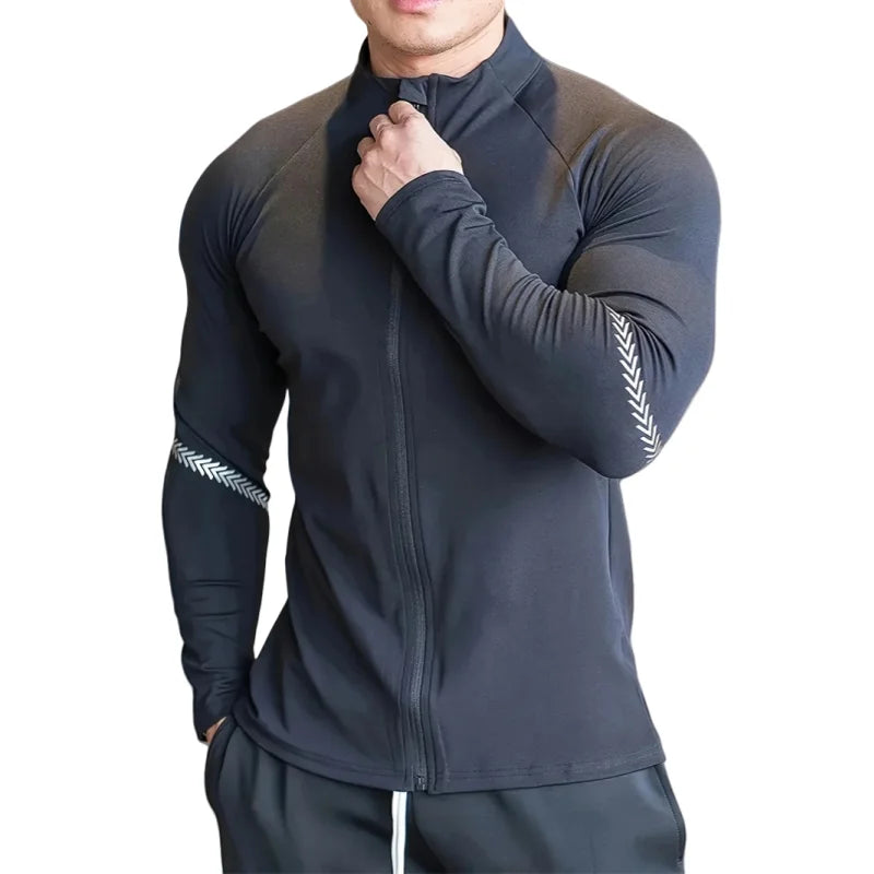 Men’s Quick Dry Compression Sports Fitness Jacket