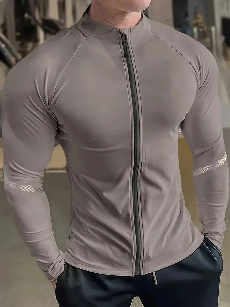 Men’s Quick Dry Compression Sports Fitness Jacket