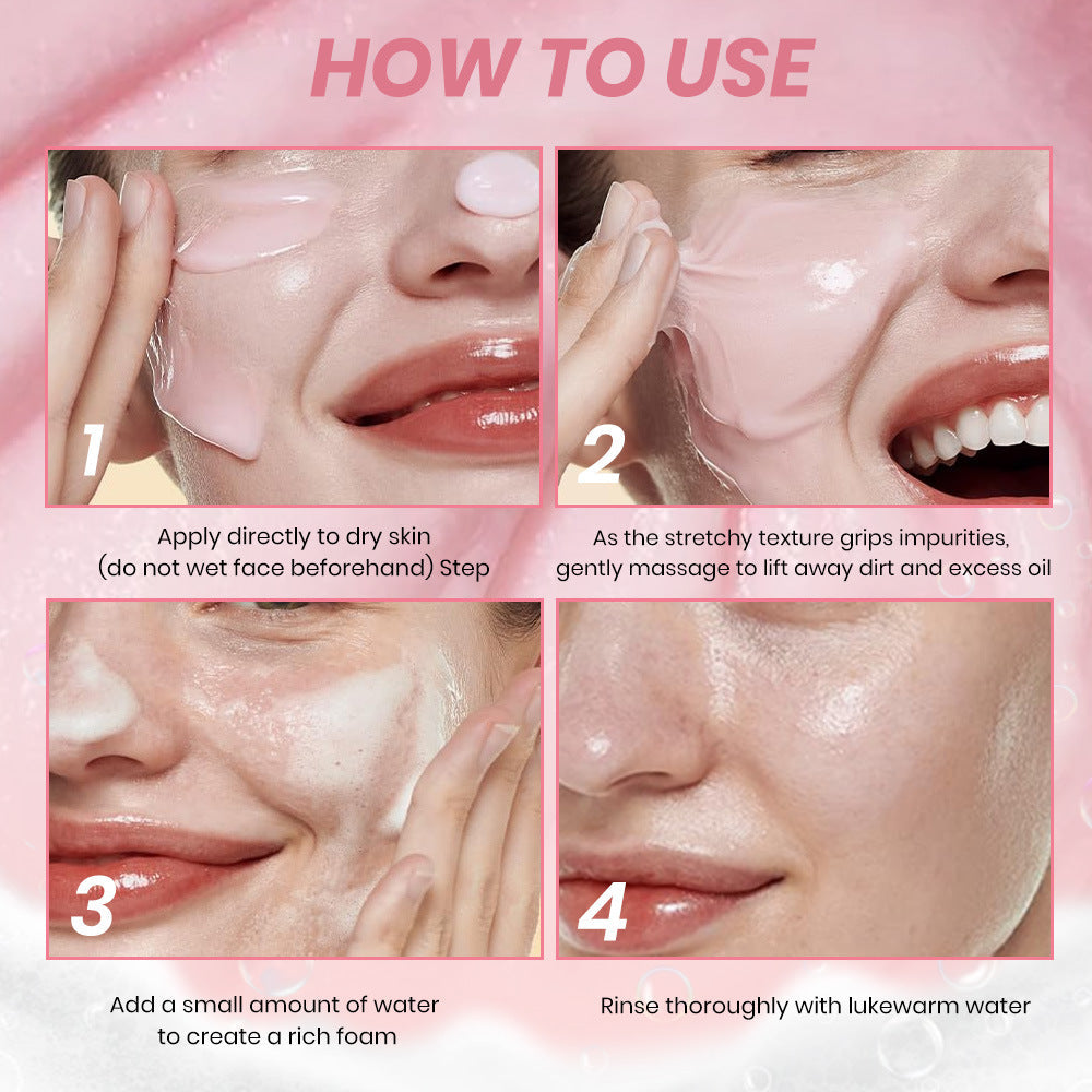 Niacinamide Facial Cleanser 75g - Deep Cleansing Brightening Face Wash with PDRN Skin Repair Technology | Pore Refining Hydrating Cleanser